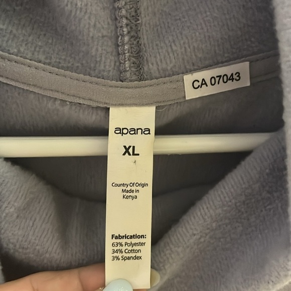 Apana lightweight active sweatshirt, fleece- lilac colour- size XL - Picture 2 of 5